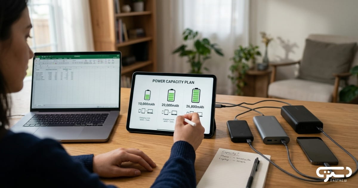 راهکارهای عملی برای انتخاب ظرفیت مناسب پاوربانک